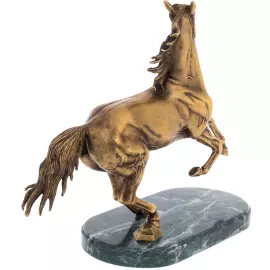 Скульптура бронзовая "Вздыбленный конь" большой