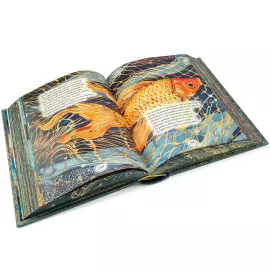 Книга в кожаном переплете "Сборник сказок А. С. Пушкина"