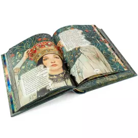 Книга в кожаном переплете "Сборник сказок А. С. Пушкина"