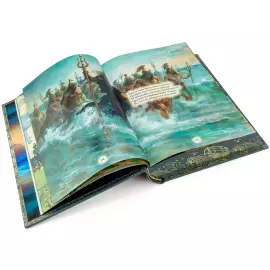 Книга в кожаном переплете "Сборник сказок А. С. Пушкина"