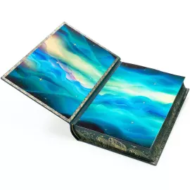 Книга в кожаном переплете "Сборник сказок А. С. Пушкина"