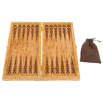 Нарды из карельской березы "Лев" малые