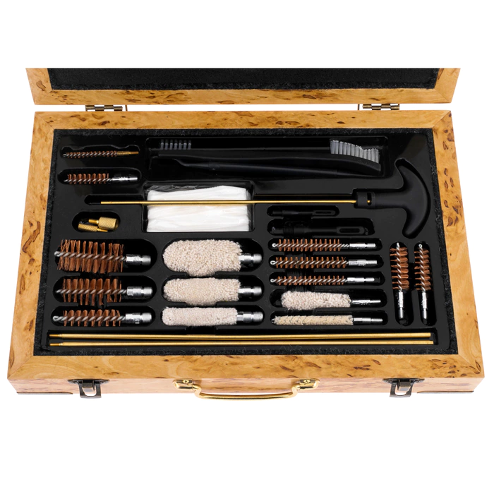 Karelian birch gun cleaning kit "Boar" in a suitcase, small