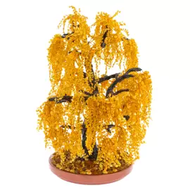 Дерево из янтаря "Ива плакучая"