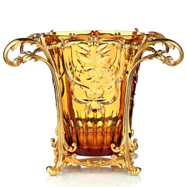 Ведро под шампанское "Палаццо" из янтарного хрусталя