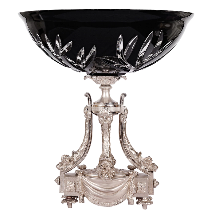 Black crystal bowl "Night"