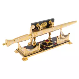 Кортик сувенирный "Герб РФ. Звезда" на подставке, Златоуст