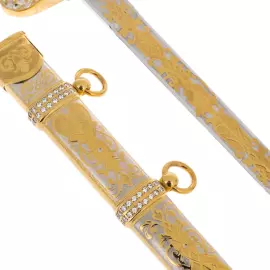 Кортик сувенирный "Герб РФ. Звезда" на подставке, Златоуст