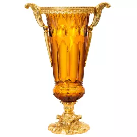Ваза из янтарного хрусталя "Кубок солнца"
