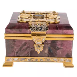 Шкатулка из родонита "Радость" Златоуст