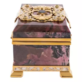 Шкатулка из родонита "Радость" Златоуст