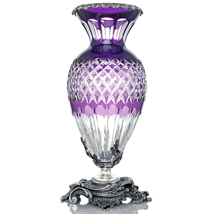 Vase of colored crystal "Grand Opera"