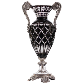 Eugenia black crystal vase