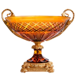 Amber crystal bowl "Venice"