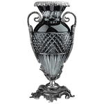 Grand Opera Black Crystal Vase