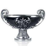 Triumph Black Crystal Rook Bowl