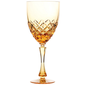 Amber Amber crystal glass set for 6 persons