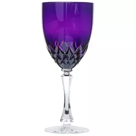 Бокал для вина "Грильяж" из цветного хрусталя