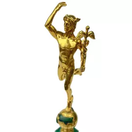 Bronze statue of Mercury