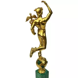 Bronze statue of Mercury