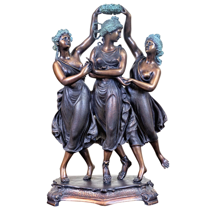 Bronze sculpture "Canova Dancers"