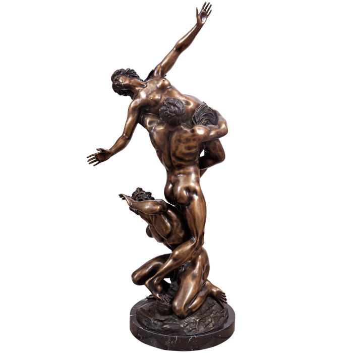Bronze sculpture "Abduction of the Sabine women"