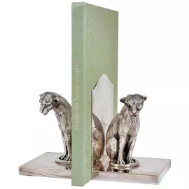 Подставки для книг "Пантера" из серебра