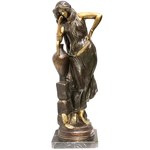 Bronze sculpture "Girl with a jug"