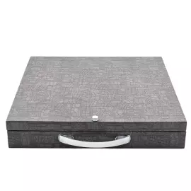 Шахматы из креноида и долерита "Средневековье" с фигурами из мрамолита