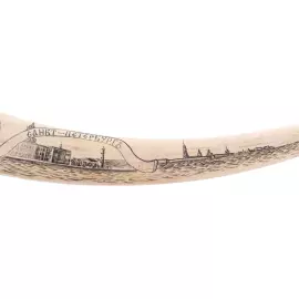 Сувенир из бивня мамонта "Санкт-Петербург"