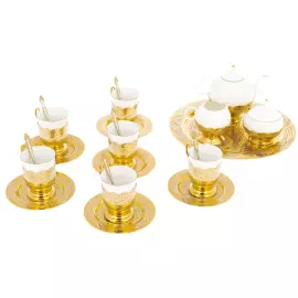 Кофейный набор "Солнце" на 6 персон, Златоуст