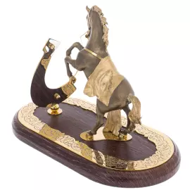 Statuette "Horse with a horseshoe" patina, Zlatoust