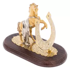 Statuette "Horse with a horseshoe" Zlatoust