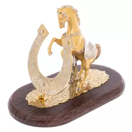 Statuette "Horse with a horseshoe" Zlatoust