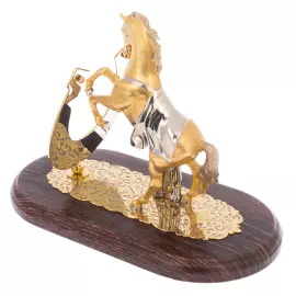 Statuette "Horse with a horseshoe" Zlatoust