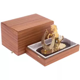 Statuette "Horse with a horseshoe" Zlatoust