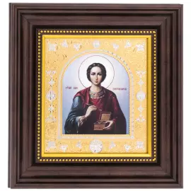 Икона "Святой Пантелеймон" Златоуст