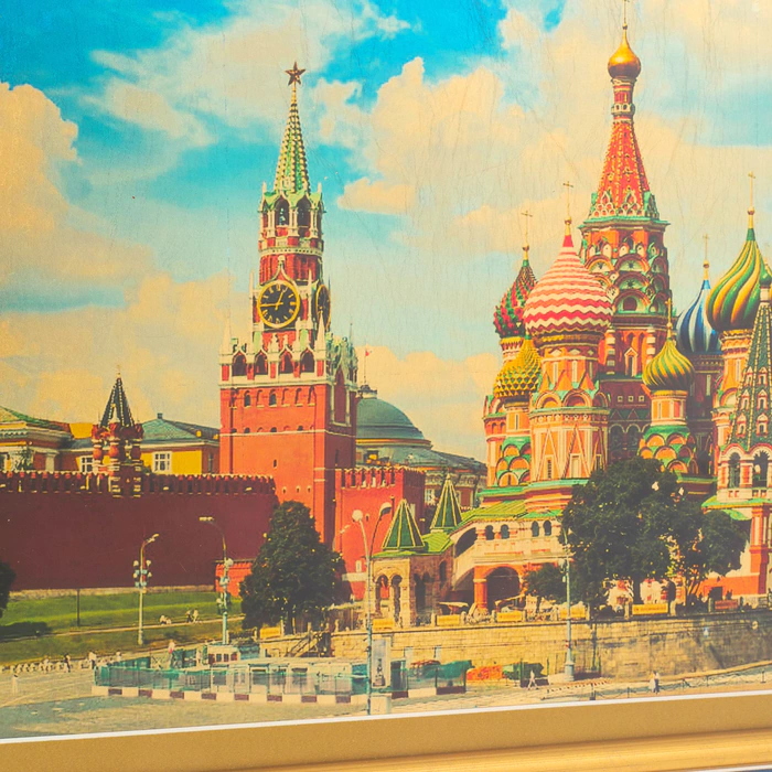 Painting on gold "Vasilyevsky Descent"