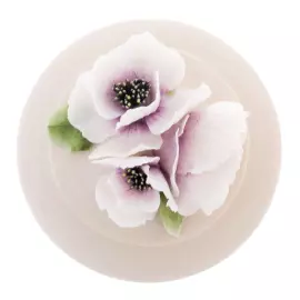 Шкатулка фарфоровая "Горошина. Мак" малая