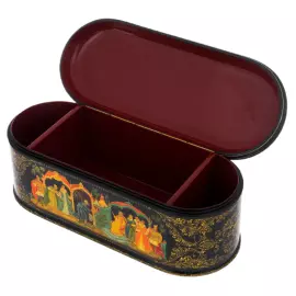 Шкатулка "Золотой петушок" А. Захарова, Палех