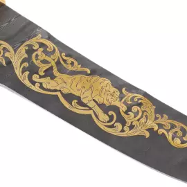 Нож сувенирный из дамасской стали "Тигр" Златоуст