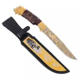 Нож сувенирный "Медведь" Златоуст