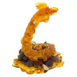 Статуэтка из янтаря "Змея"