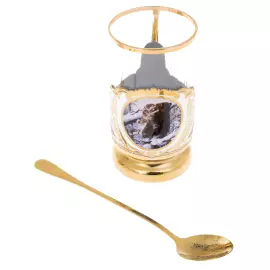 Чайный набор "Медведь" на 4 персоны, Златоуст