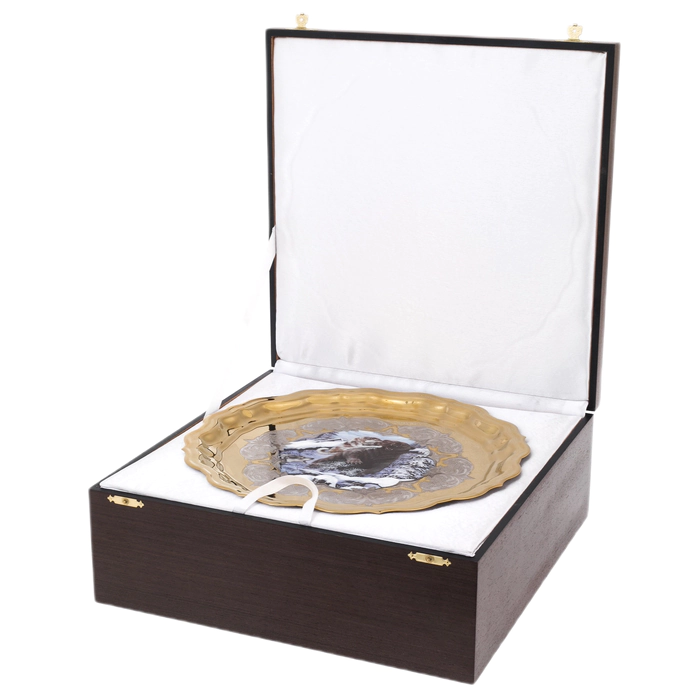 Tea set "Bear" for 4 persons, Zlatoust