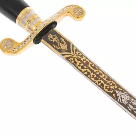 Кортик сувенирный "Морской" с эмалью, Златоуст