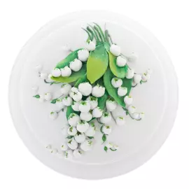 Шкатулка фарфоровая "Надежда. Ландыши" в подарочной коробке