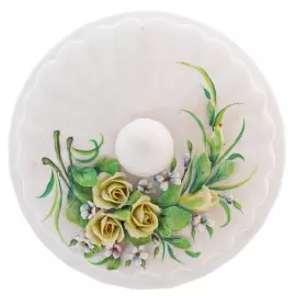 Шкатулка фарфоровая "Надежда. Розы и незабудки" в подарочной коробке