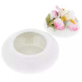 Шкатулка фарфоровая "Горошина. Ирис" малая