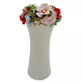 Фарфоровая ваза для цветов "Праздник - Полевые цветы по кругу"